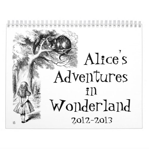 Alices Adventures in Wonderland Calendar