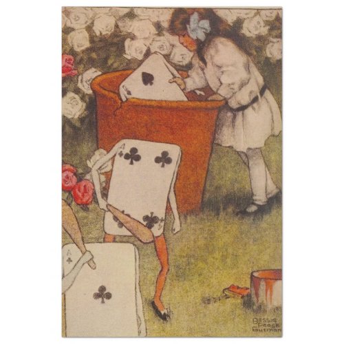 Alices Adventures in Wonderland Club Cards Tissue Paper