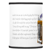 Alice's Adventures in Wonderland Lamp Shade (Left)
