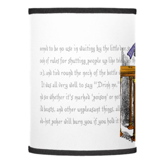 Alice's Adventures in Wonderland Lamp Shade (Left)