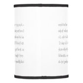 Alice's Adventures in Wonderland Lamp Shade (Back)