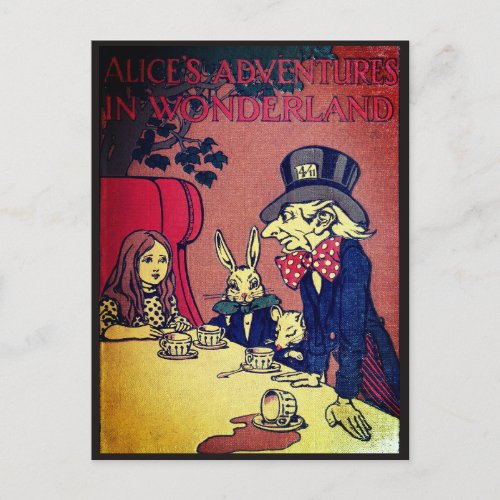 Alices Adventures in Wonderland Personalize Postcard