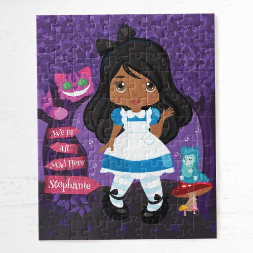 Alices Adventures in Wonderland Personalized Jigs Jigsaw Puzzle