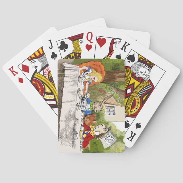 Alice's Adventures in Wonderland Poker Cards (Back)