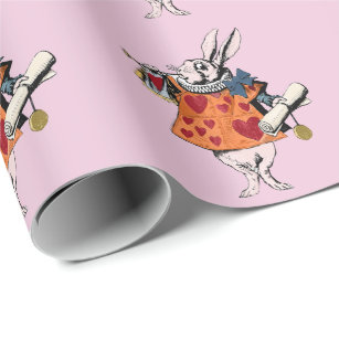 Alice In Wonderland | Colorful Fun Pattern Wrapping Paper Sheets | Zazzle