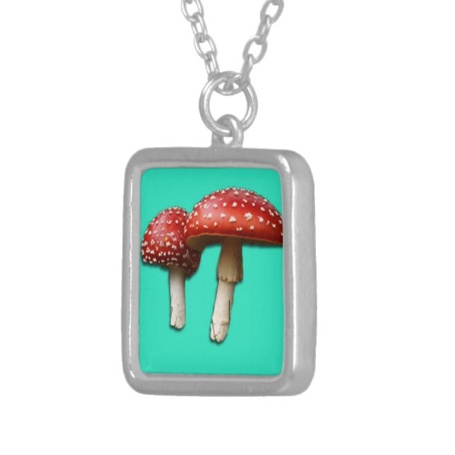 Alice's Companion: Mushroom Necklace (Front Right)