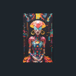 Alice's New Afternoon Tea Party - Ken Gage Art Canvas Print<br><div class="desc">Alice's New Afternoon Tea Party. 2024, Ken Gage. Digital art: pop surrealism.</div>