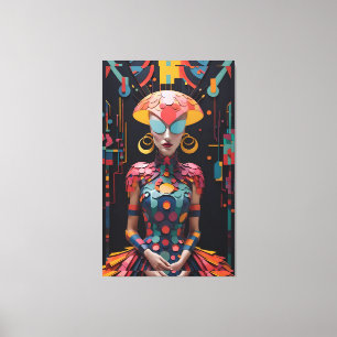 Alice's New Afternoon Tea Party - Ken Gage Art Canvas Print