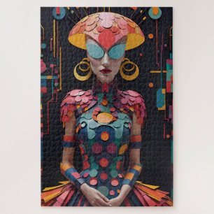 Alice's New Afternoon Tea Party - Ken Gage Art Jigsaw Puzzle