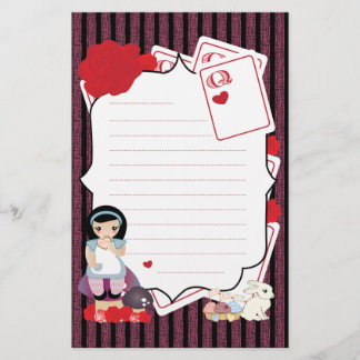 Alice's Notes Stationery