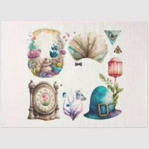 Alice's Tea Party Series Design 2 Tissue Paper