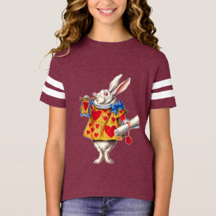 ALICE'S WHITE RABBIT IN WONDERLAND T-Shirt