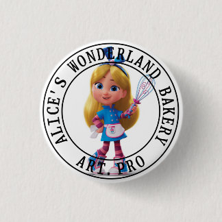 Alice's Wonderland Bakery Button