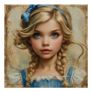 Alice's Wonderland Reverie: Wonderland Whimsy Poster