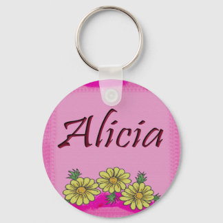 Alicia Daisy Keychain