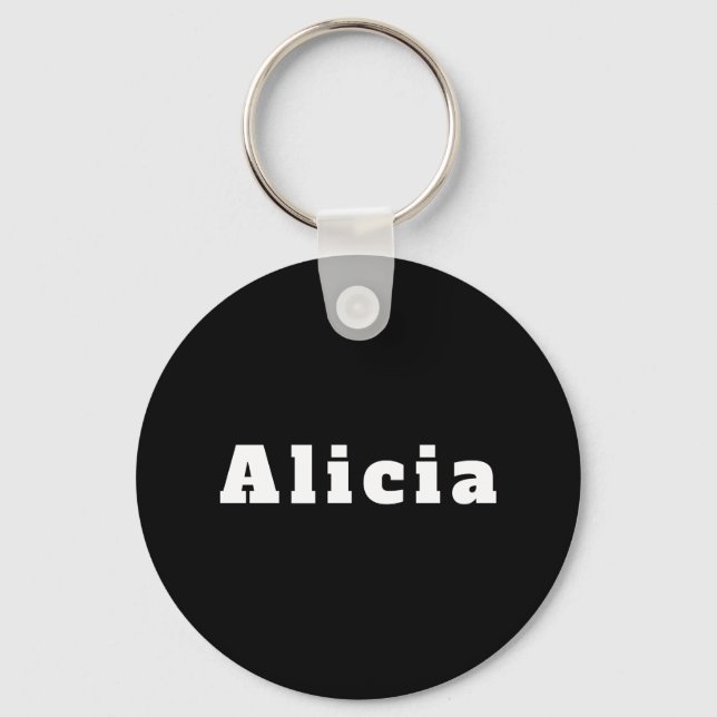 Alicia Keychain (Front)