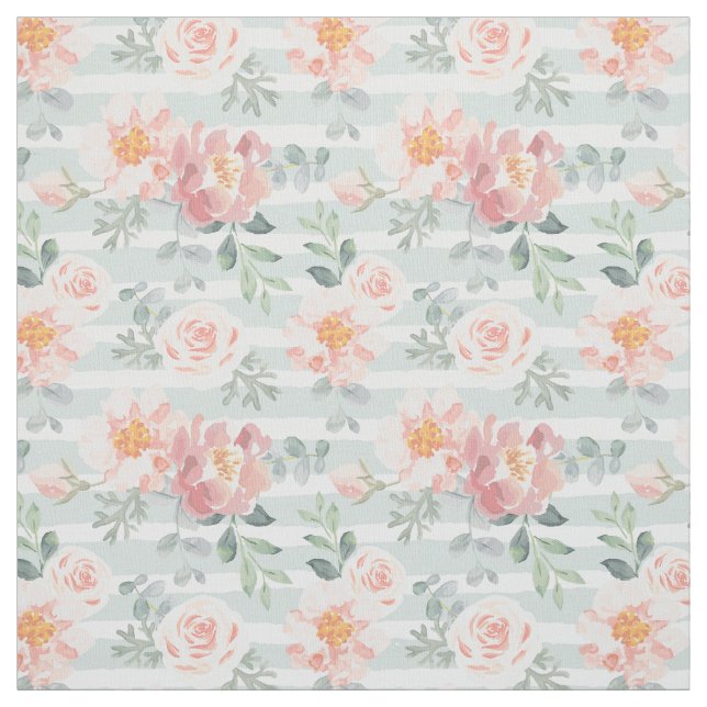 Alicia Rose Stripe Pattern Fabric (Swatch)