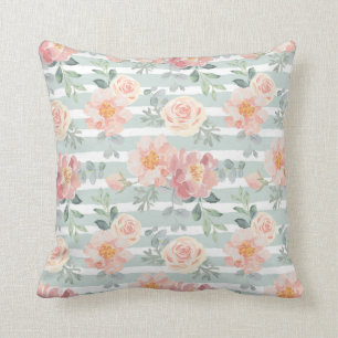 Alicia Rose Stripe Pattern Throw Pillow