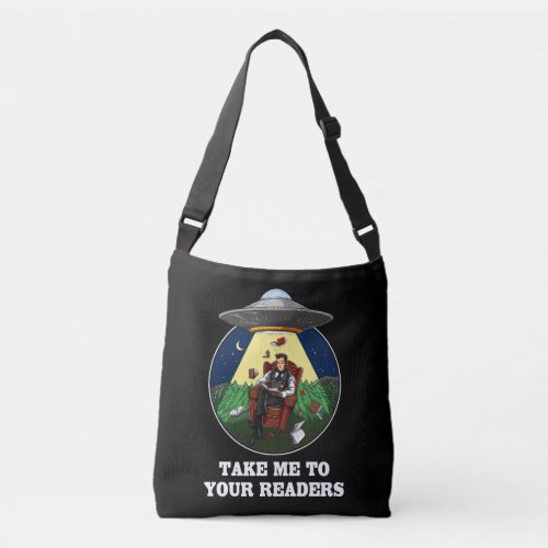 Alien Abduction Books To Your Readers UFO Crossbody Bag