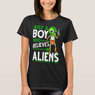 Alien Abduction Boys Science Fiction Extraterrestr T-Shirt