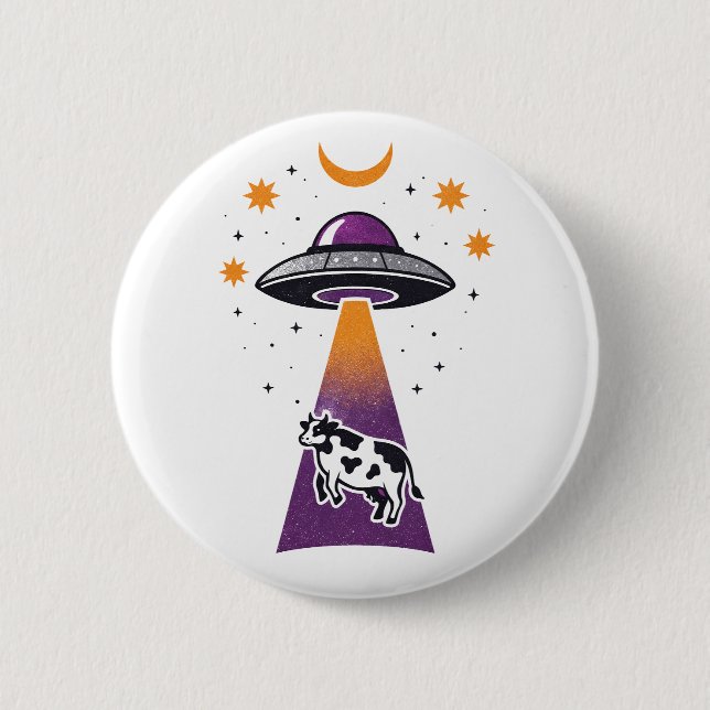 Alien Abduction Button (Front)