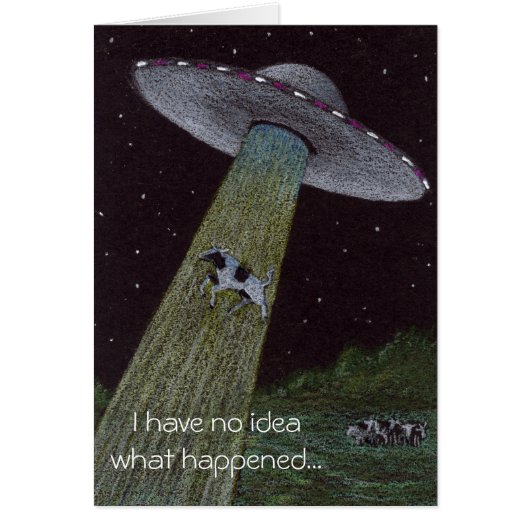 Alien Abduction Cards (Front)