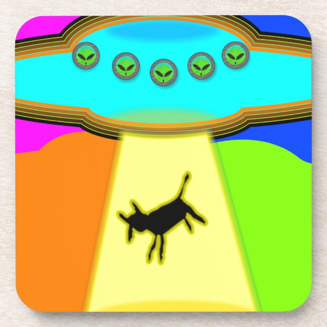 Alien Abduction Coaster (Front)
