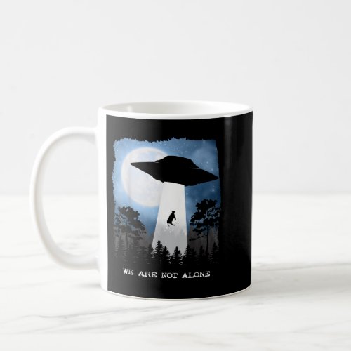 Alien Abduction Cow _ UFO We Are Not Alone Gift  Coffee Mug