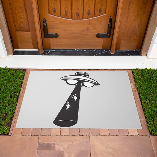 Alien Abduction  Doormat