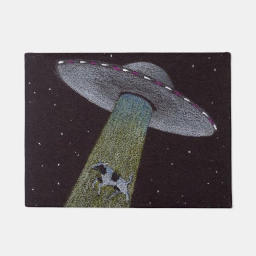 Alien Abduction Doormat