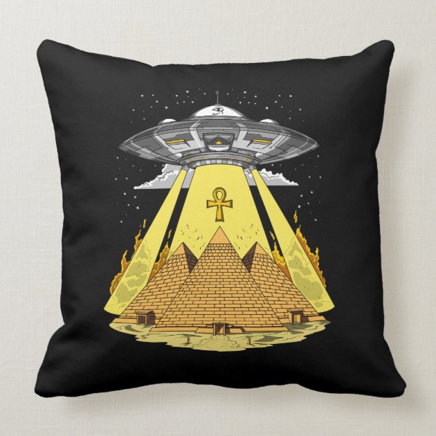alien throw pillow