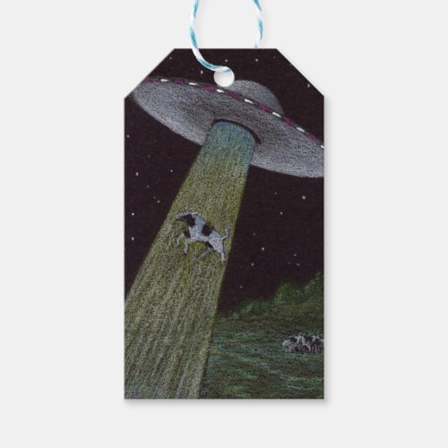 Alien Abduction Gift Tags