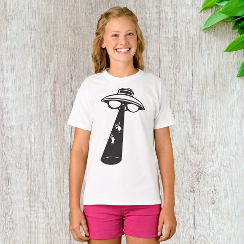 Alien Abduction Girls T_Shirt