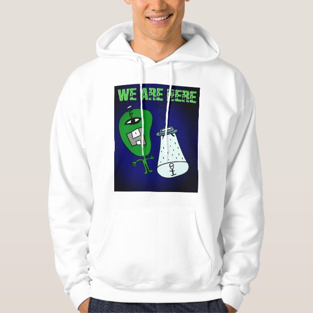 alien abduction  hoodie (Front)