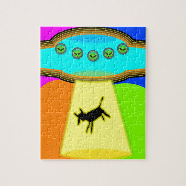 Alien Abduction Jigsaw Puzzle (Vertical)