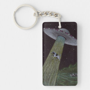 Alien Abduction Keychain