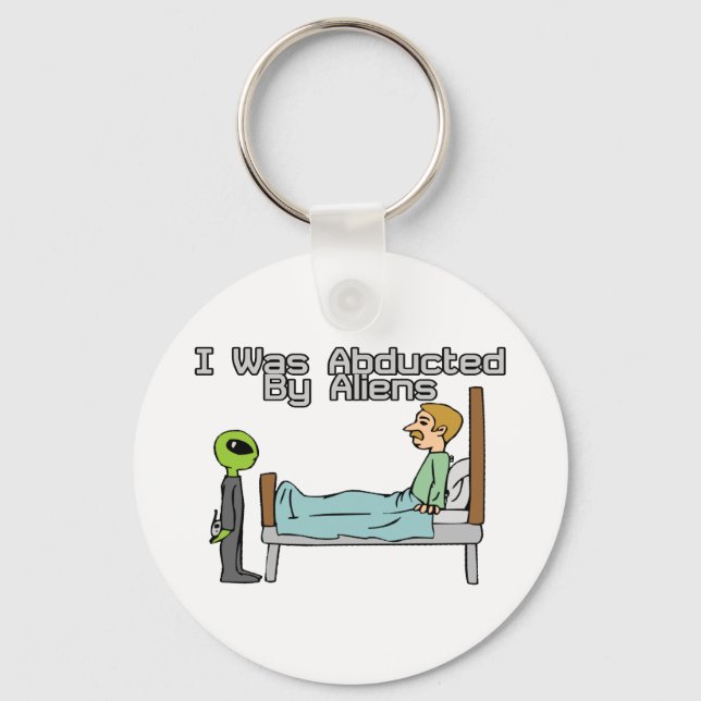 Alien Abduction Keychain (Front)