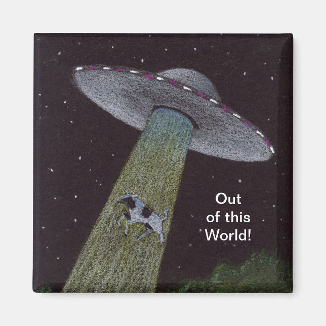 Alien Abduction Magnet (Front)