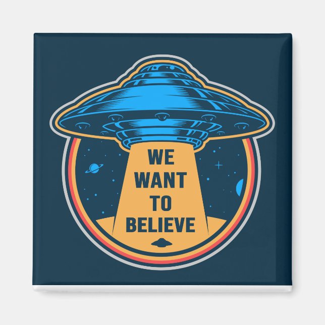 Alien Abduction Magnet (Front)