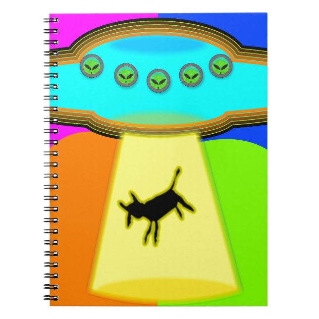 Alien Abduction Notebook (Front)