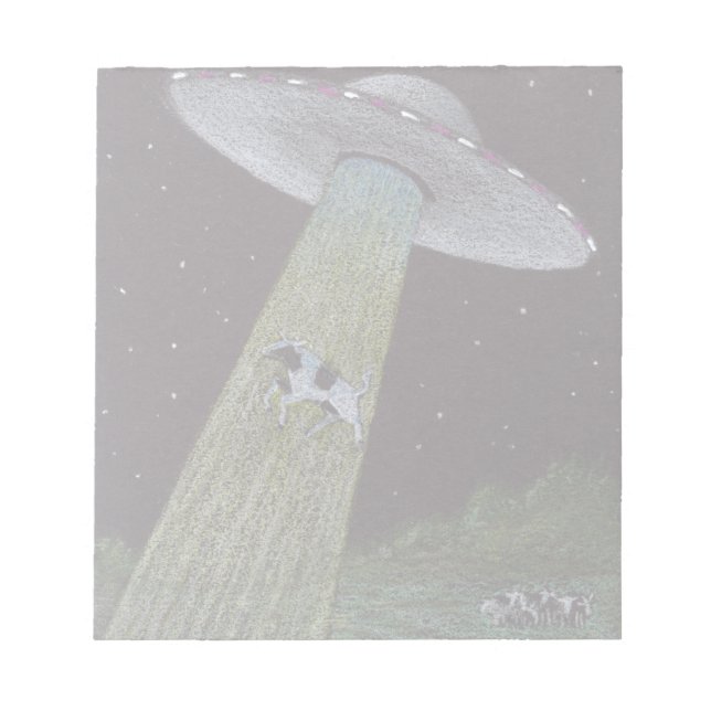 Alien Abduction Notepad (Front)