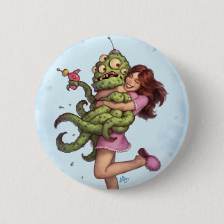Alien Abduction Pinback Button