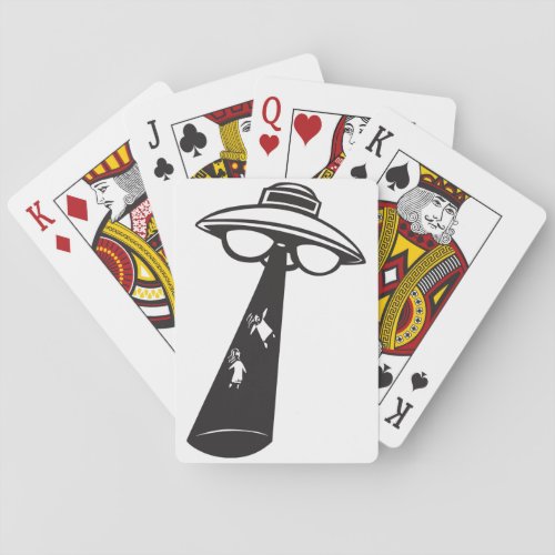 Alien Abduction Playing Cards