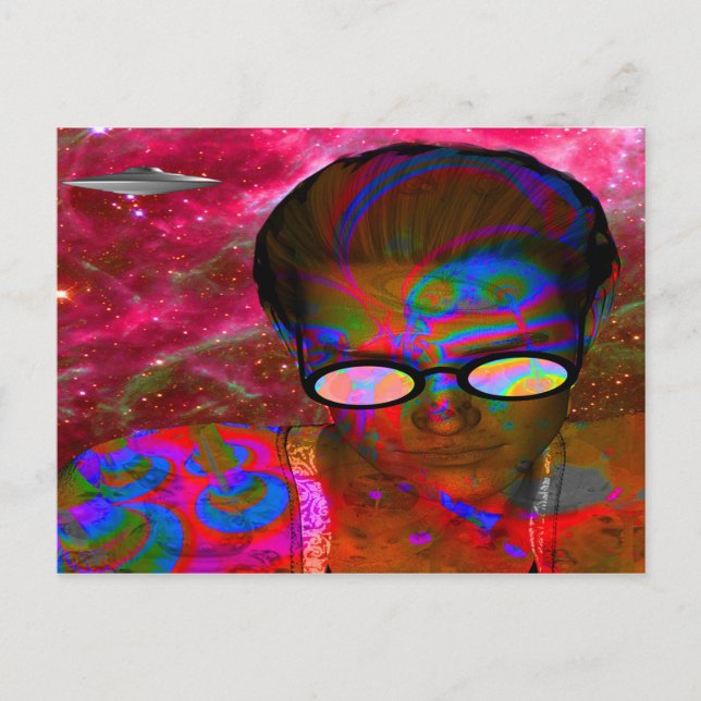 Alien Abduction Postcard (Front)