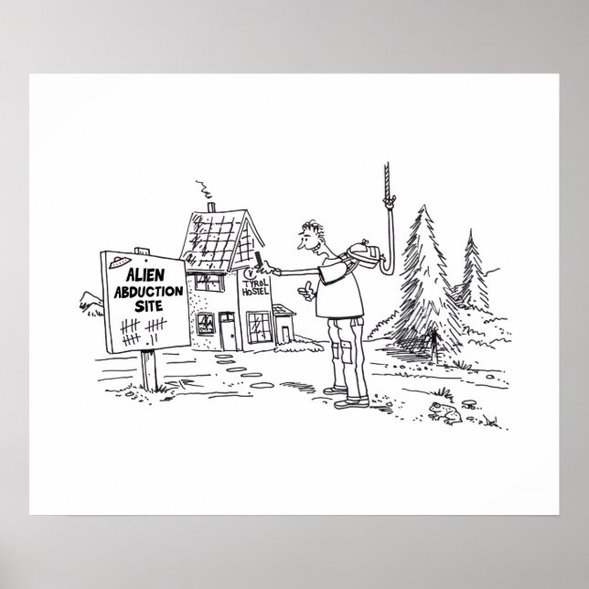 Alien Abduction Site value matte poster (Front)