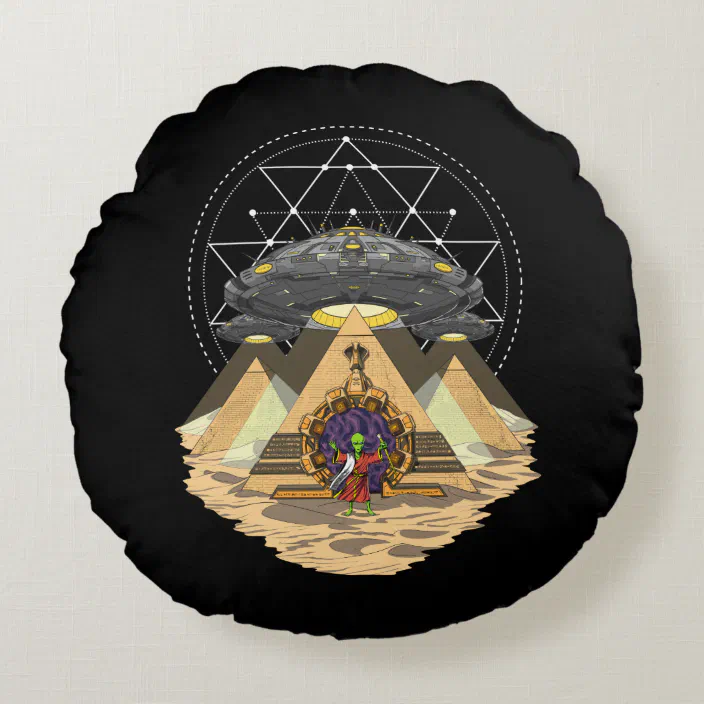 Alien Science Fiction Clothing Egyptian Pyramids Alien Abduction Space UFO Science Fiction Throw Pillow 16x16 Multicolor Alien Science Fiction Clothing Egyptian Pyramids Alien Abduction Space UFO Science Fiction Throw Pillow 16x16 Multicolor