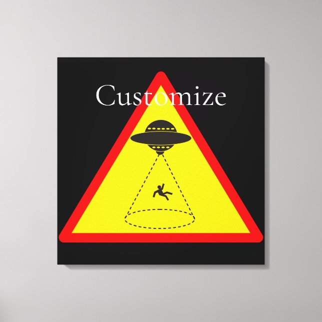 Alien Abduction UFO Thunder_Cove Canvas Print (Front)
