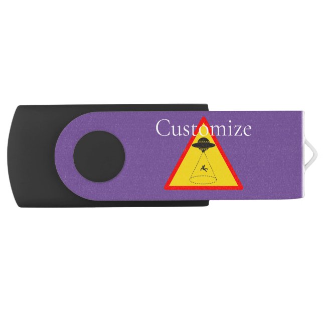 Alien Abduction UFO Thunder_Cove Flash Drive (Front)