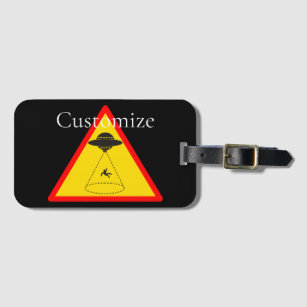 Alien Abduction UFO Thunder_Cove Luggage Tag