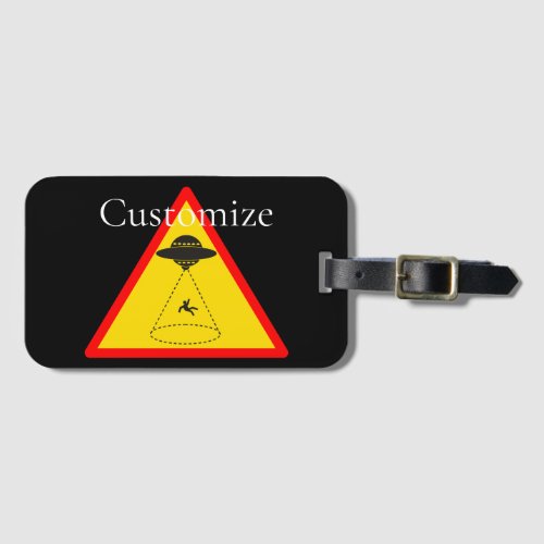 Alien Abduction UFO Thunder_Cove Luggage Tag
